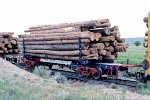 Weyerhaeuser R-W-B log car WTCX #76